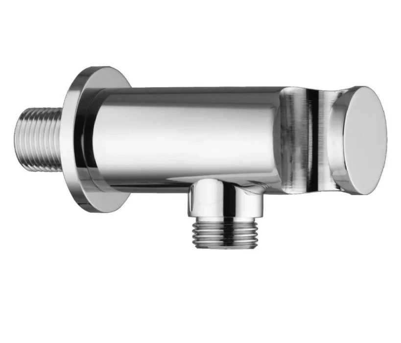 Just Taps Water Outlet Elbow With Wall Support Chrome product image - Image 1