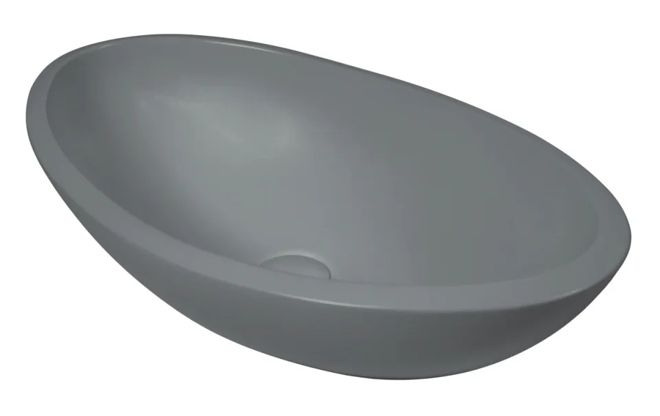 Bc Designs Kurv Basin 615 X 360 Light Fawn detail view - Image 2