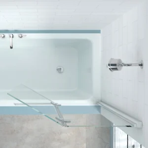 Merlyn 2 Panel Hinged Bathscreen - Right Hand 900 X 1500mm
