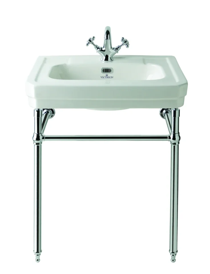 Bc Designs Victrion 540mm Basin 1th White detail view - Image 4