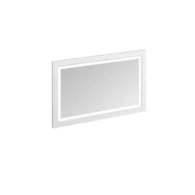 Burlington 1200 Led Mirror - Matt White detail view - Image 2