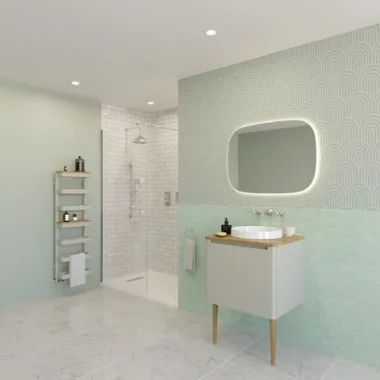 Crosswater Artist Illuminated Mirror 600 X 800 detail view - Image 3