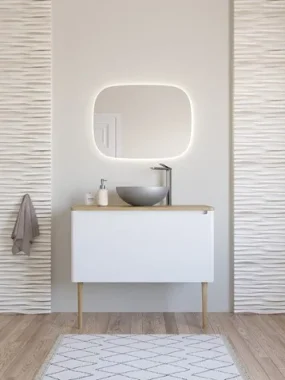 Crosswater Artist Illuminated Mirror 600 X 800 detail view - Image 5