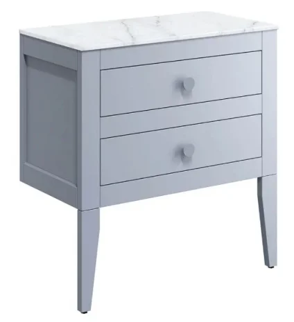 Crosswater Canvass Basin Unit 700 Storm Grey detail view - Image 4