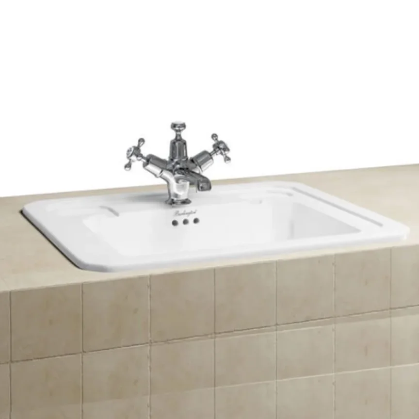 Recessed Basins - Britton Hackney Basin 700mm 1th White - Image 1