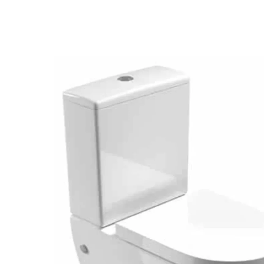 Saneux Prague Close Coupled Toilet with Rimless Pan, Cistern and Soft Close Seat - Image 6