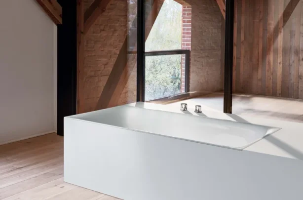 Bette Lux Double Ended Bath with Overflow White (Feet Included) - Image 3