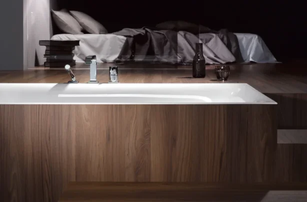 Bette Lux Double Ended Bath with Overflow White (Feet Included) - Image 5