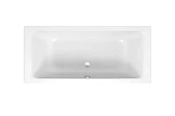 Bette Select Duo Double Ended Bath with Overflow White (Feet Included) - Image 1