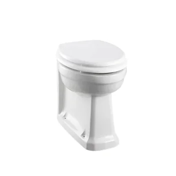 Burlington Back to Wall Rimless Toilet Pan and Soft Close Seat