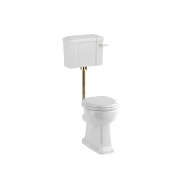 Burlington Low Level Close Coupled Toilet with 520 Lever Cistern (Seat Sold Separately) - Image 2