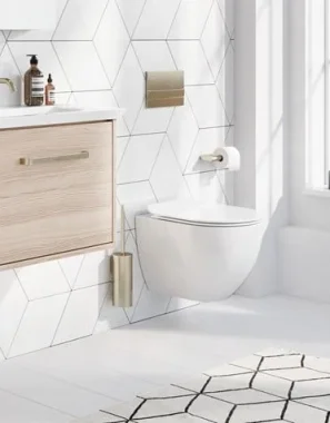 Crosswater Glide II Matt White Wall Hung Short Projection Rimless Toilet Pan and Soft Close Seat - Image 2