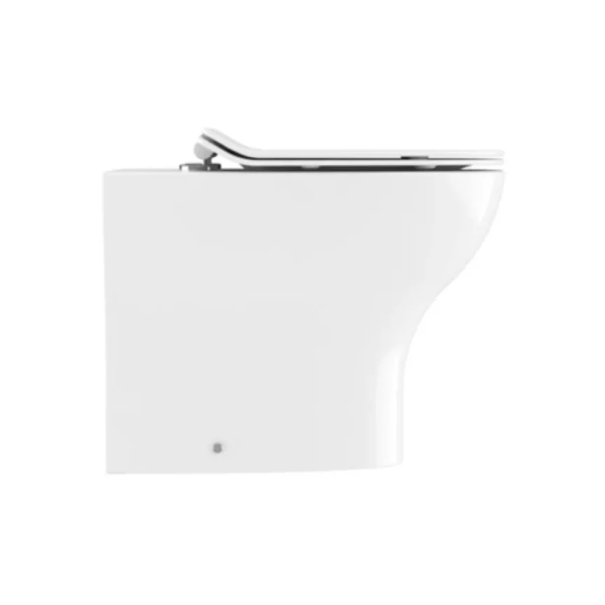 Crosswater Kai Back to Wall Toilet Pan and Soft Close Seat - Image 1