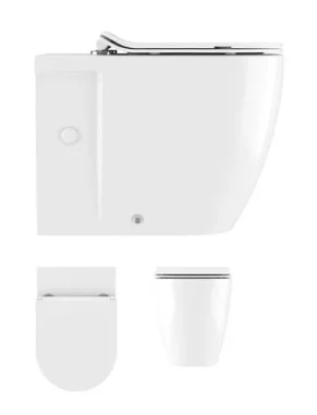 Crosswater Kai X Back to Wall Toilet Pan and Soft Close Seat - Image 2