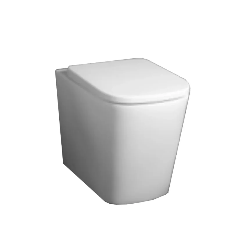 Faeber Venice Back to Wall Toilet Pan and Soft Close Seat - Image 1