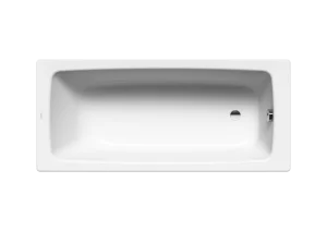 Kaldewei Cayono Single Ended Shower Bath with Overflow White (Multiple Sizes)