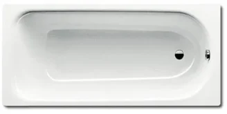 Kaldewei Saniform Single Ended Shower Bath with Overflow White (Multiple Sizes) - Image 1
