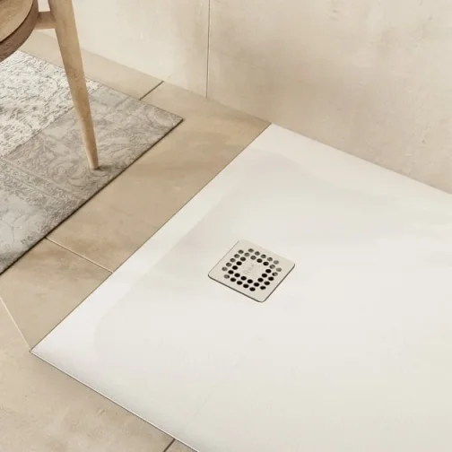 RAK Feeling Rectangular Shower Tray Solid White (Multiple Sizes Available) - Image 2