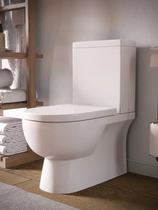 Saneux Austen Close Coupled Toilet with Rimless Pan, Cistern and Soft Close Seat - Image 3