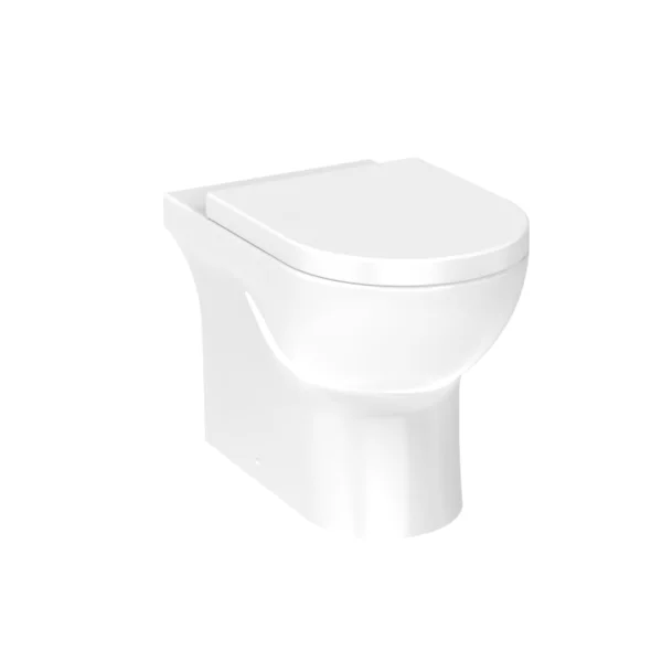 Saneux Austen Back to Wall Rimless Toilet Pan and Soft Close Seat