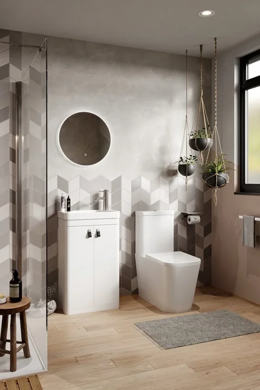Saneux Matteo Close Coupled Toilet with Rimless Pan, Cistern and Soft Close Seat - Image 3