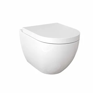 Saneux Prague Wall Hung Rimless Toilet Pan and Soft Close Seat