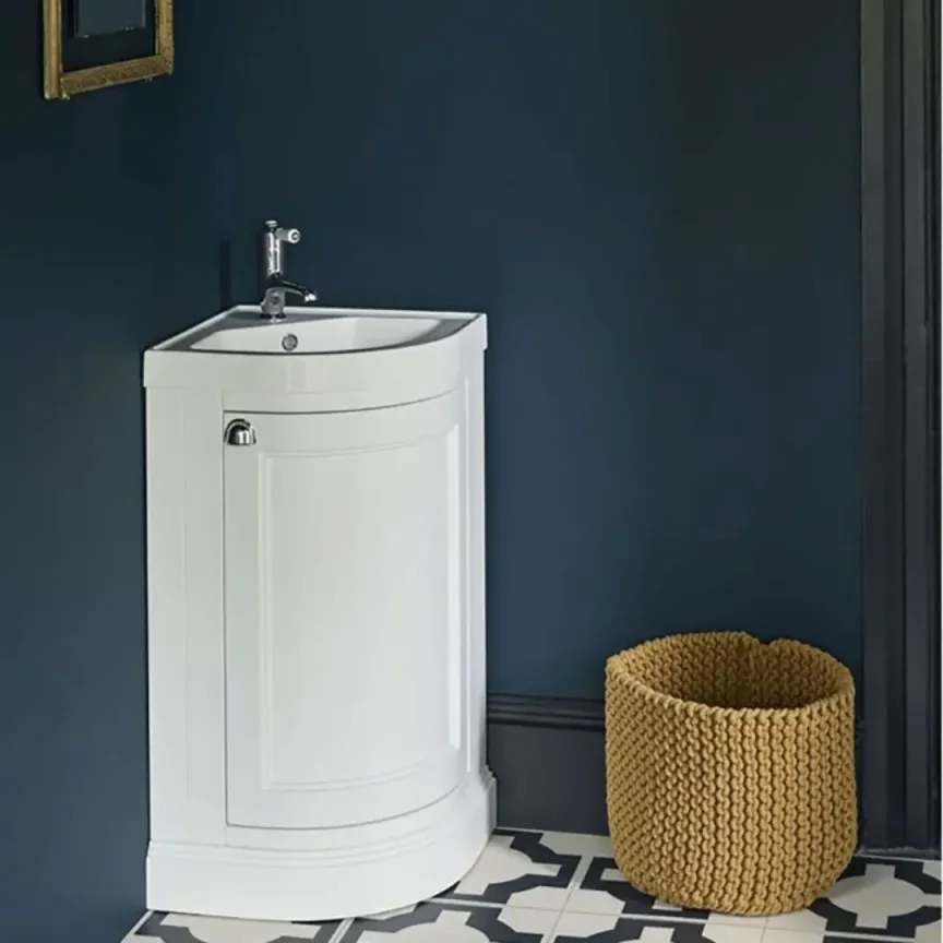 Corner Basin Vanity Units