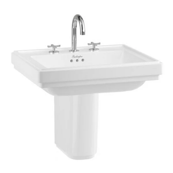 Burlington Riviera Semi Pedestal White