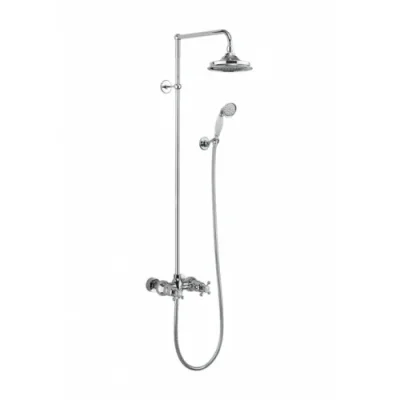 Burlington Eden 2 Outlet Exposed Bar Shower Valve Chrome