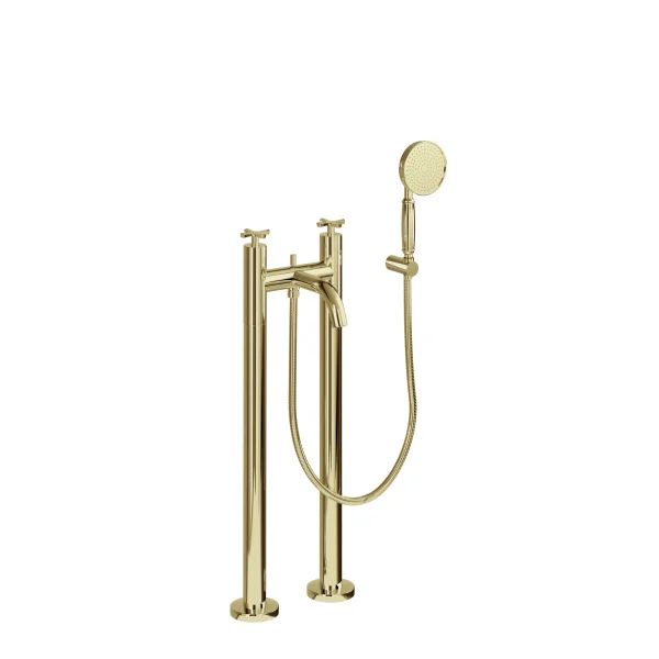 Burlington Bath Floor Standing Bath Legs Gold
