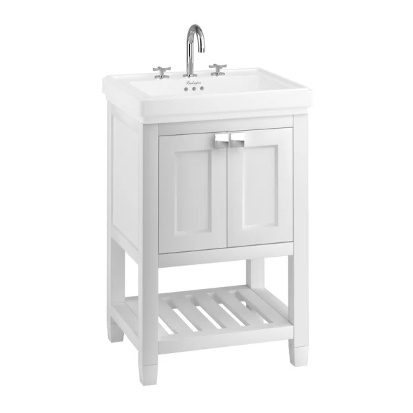 Burlington Riviera 580mm Vanity Unit White