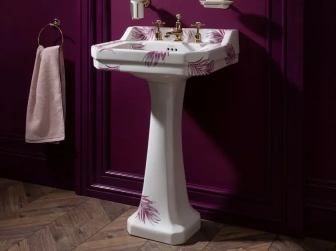 Burlington Standard Pedestal Botanical detail view - Image 3