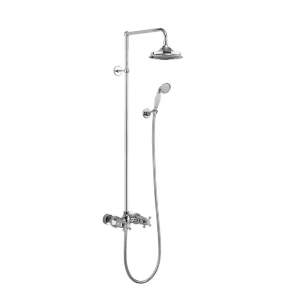 Burlington Eden 2 Outlet Exposed Bar Shower Valve Chrome