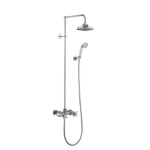 Burlington Eden 2 Outlet Exposed Bar Shower Valve Chrome