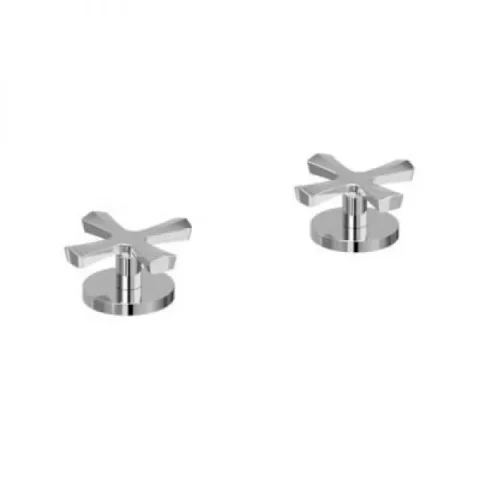 Burlington Riviera Deck Mounted Panel Valves Chrome detail view - Image 1