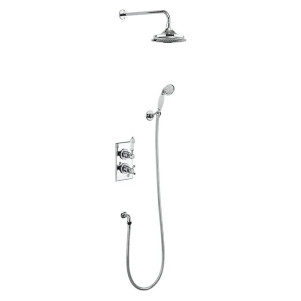 Burlington Trent 2 Outlet Concealed Divertor Shower Chrome