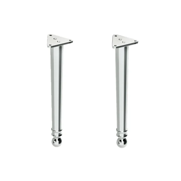 Burlington Chalfont Legs (pair) Chrome