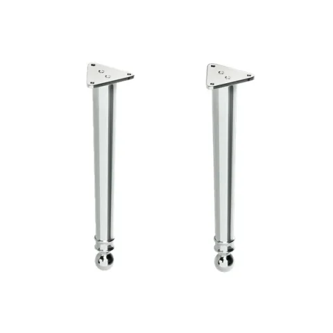 Burlington Chalfont Legs (pair) Chrome detail view - Image 1