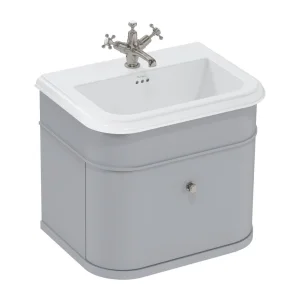 Burlington Chalfont Single Drawer Unit 650mm Grey