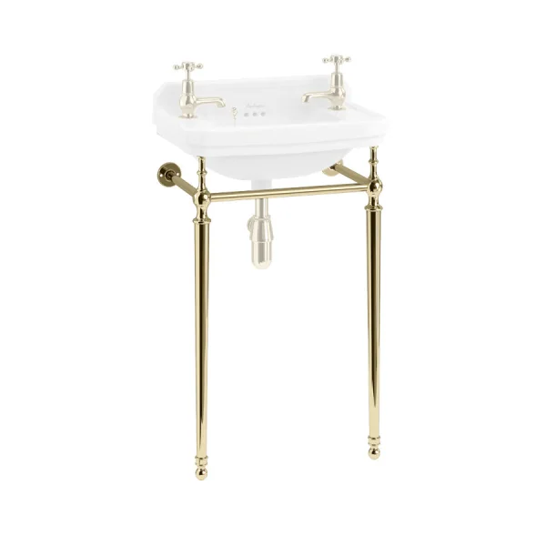 Burlington 51cm Basin Wash Stand Gold