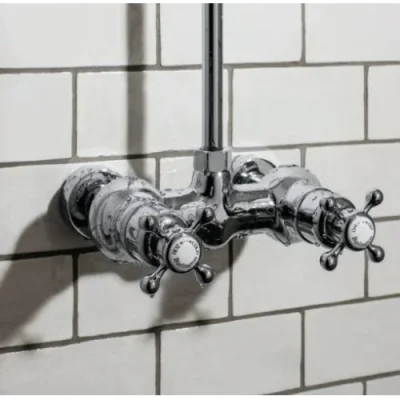 Burlington Eden 2 Outlet Exposed Bar Shower Valve detail view - Image 2