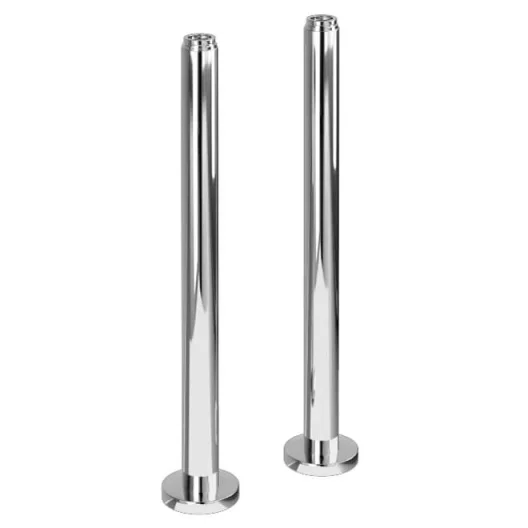Burlington Bath Floor Standing Bath Legs Chrome detail view - Image 1