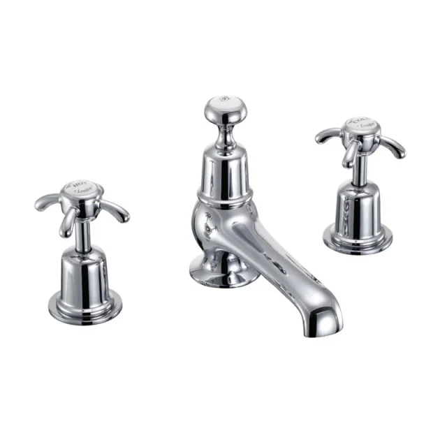 Burlington Thermo 3th Tap With Pop Up Chrome detail view - Image 1
