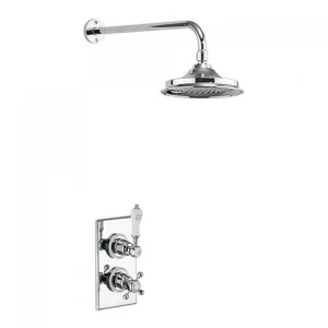 Burlington Trent Single Outlet Concealed Shower Val Chrome