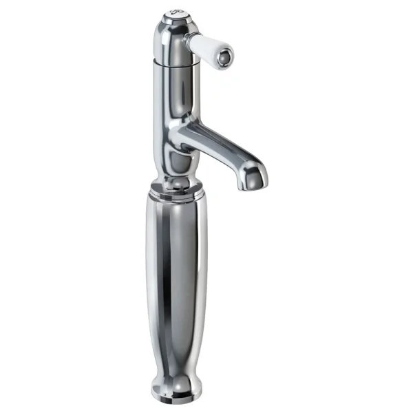 Burlington Chelsea Tall Straight Basin 1 Tap Hole Chrome