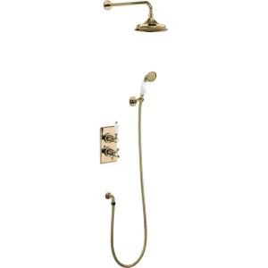 Burlington Trent 2 Outlet Shower Gold With 9 Head