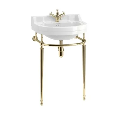 Burlington 56cm Basin Wash Stand Gold