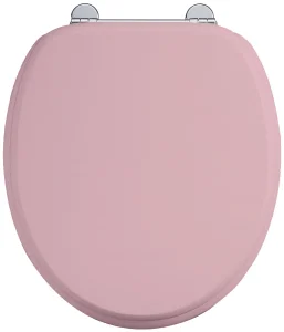 Burlington Bespoke Seat Pink With Chrome Hinges