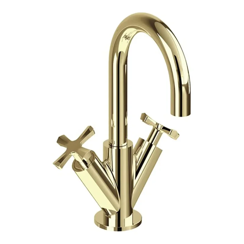 Burlington Riviera Mono Basin Mixer Gold detail view - Image 1