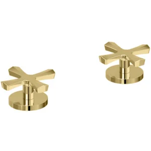 Burlington Riviera Deck Mounted Panel Valves Gold